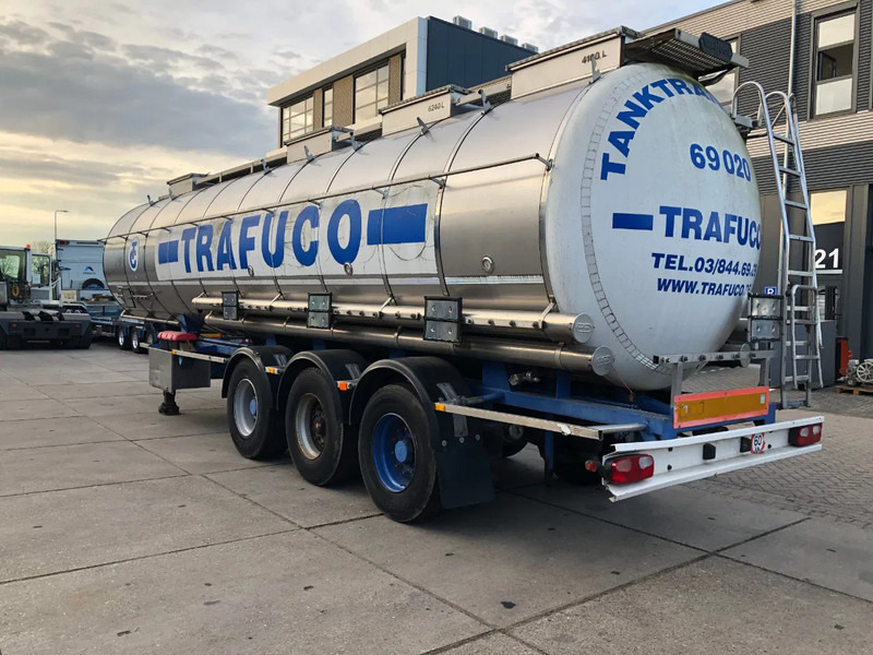 Van Hool Tank / 33.280 LT / 4 compartments / ADR / Inox - Tanker semi-trailer: picture 3 Van Hool Tank / 33.280 LT / 4 compartments / ADR / Inox - Tanker semi-trailer: picture 3