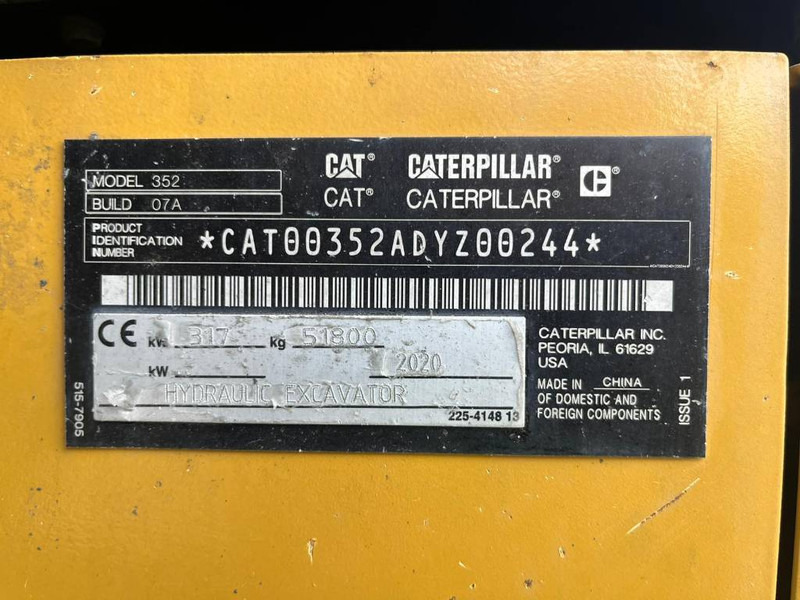 Cat 352-07A - Crawler excavator: picture 5 Cat 352-07A - Crawler excavator: picture 5
