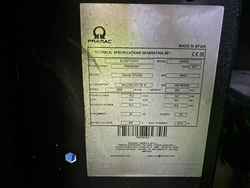 Pramac GSW 22 - Pump Trailer - Generator set: picture 5 Pramac GSW 22 - Pump Trailer - Generator set: picture 5