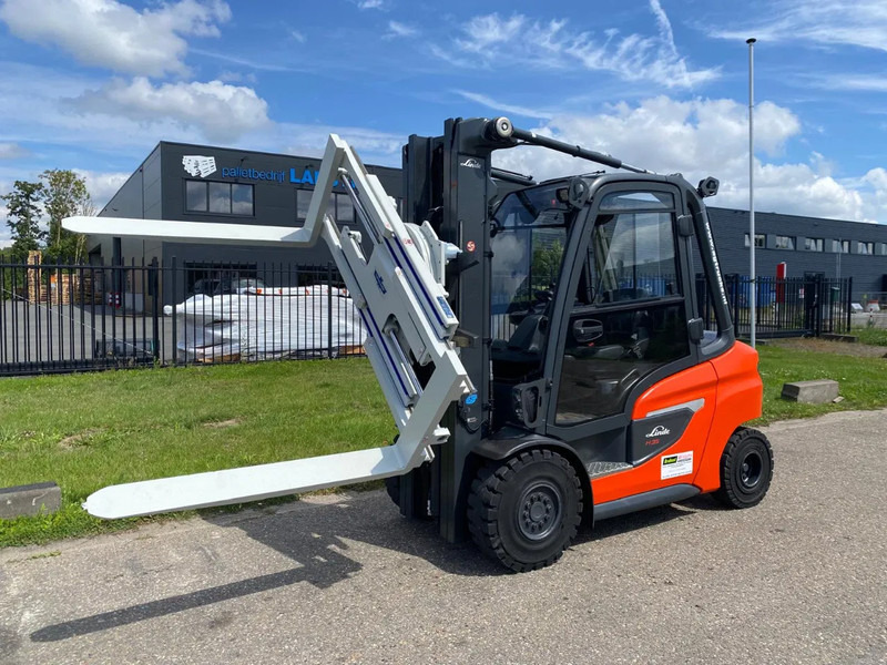 Linde H35D-01 Cascade rotating fork clamp - Diesel forklift: picture 4 Linde H35D-01 Cascade rotating fork clamp - Diesel forklift: picture 4