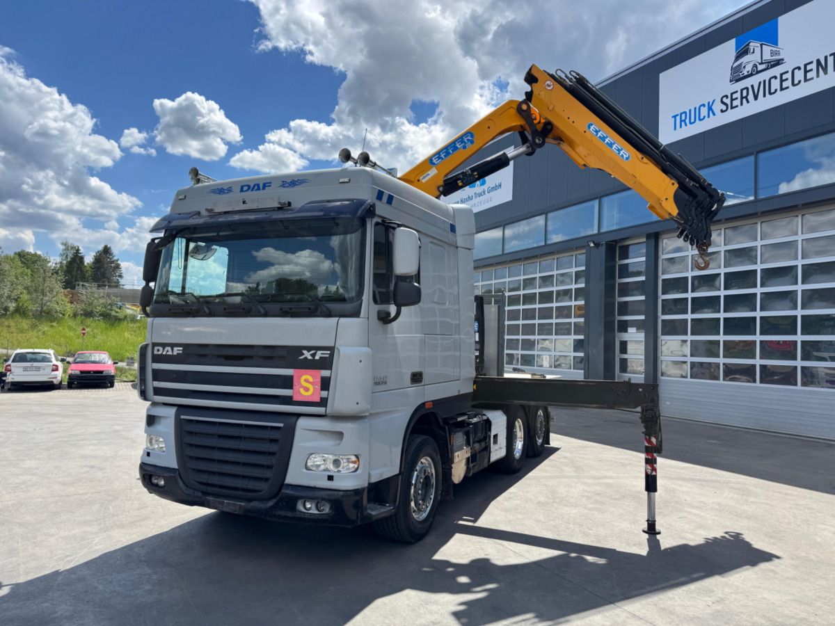 DAF XF510 Effer 255-5 6x2 SZM/Pritsche - Crane truck: picture 1 DAF XF510 Effer 255-5 6x2 SZM/Pritsche - Crane truck: picture 1