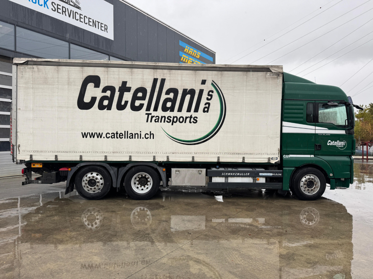 MAN TGX 26.480 6x2 - Curtain side truck: picture 4 MAN TGX 26.480 6x2 - Curtain side truck: picture 4