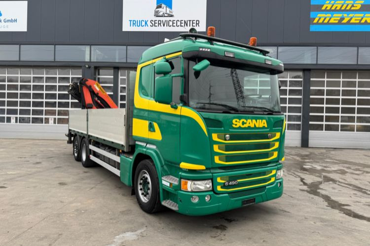 Scania G490 6x2 PK22002-4 - Crane truck, Dropside/ Flatbed truck: picture 4 Scania G490 6x2 PK22002-4 - Crane truck, Dropside/ Flatbed truck: picture 4