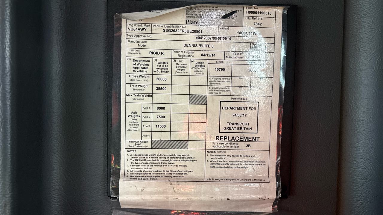 Refuse truck DENNIS ELITE 6: picture 11