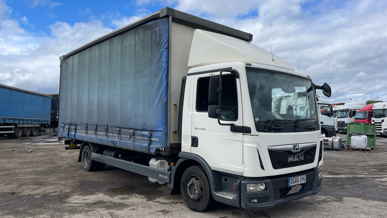 MAN TGL 7.150 - Curtain side truck: picture 1 MAN TGL 7.150 - Curtain side truck: picture 1