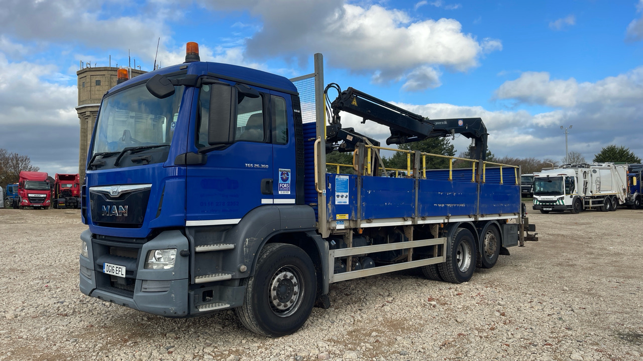 Man TGS 26.360 - Dropside/ Flatbed truck, Crane truck: picture 2 Man TGS 26.360 - Dropside/ Flatbed truck, Crane truck: picture 2