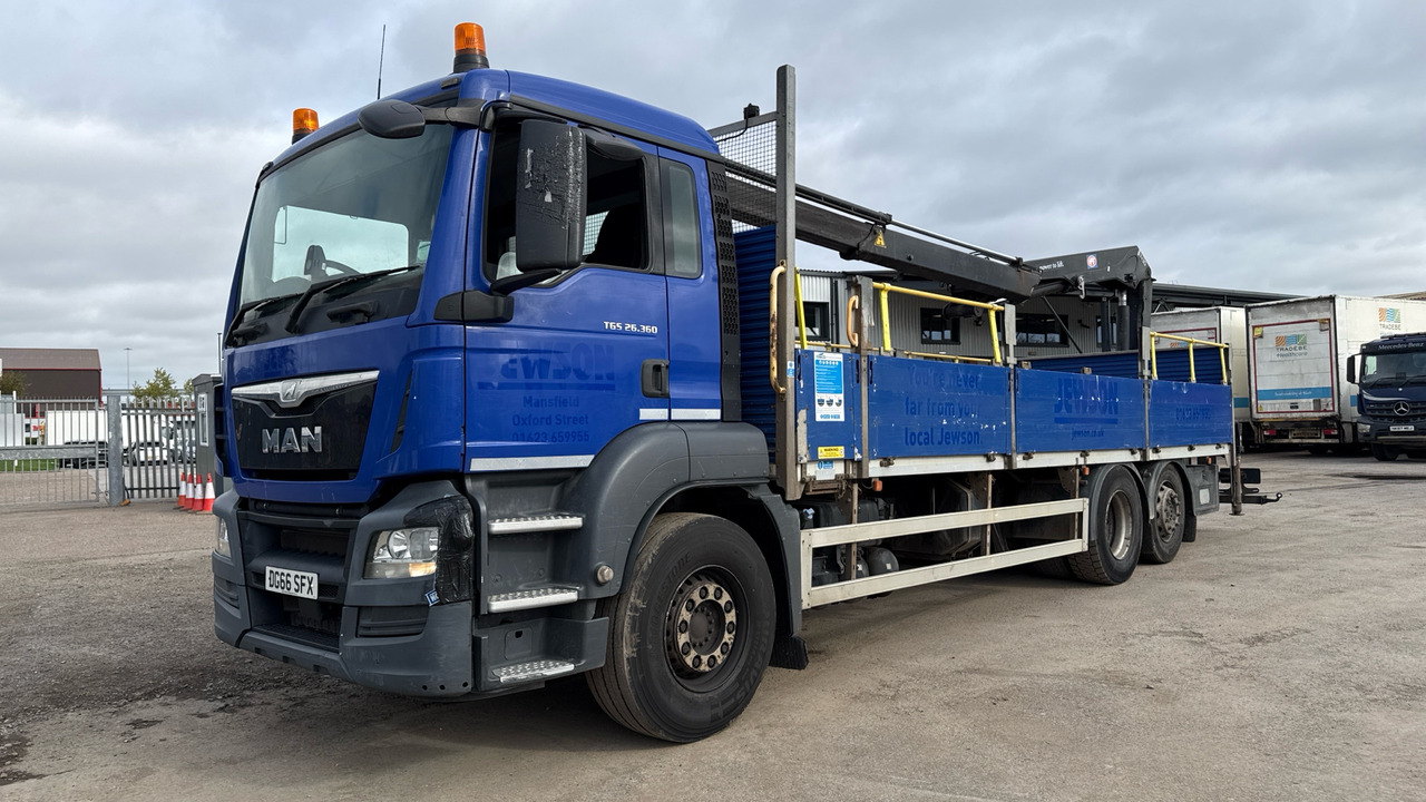 Man TGS 26.360 - Dropside/ Flatbed truck, Crane truck: picture 2 Man TGS 26.360 - Dropside/ Flatbed truck, Crane truck: picture 2