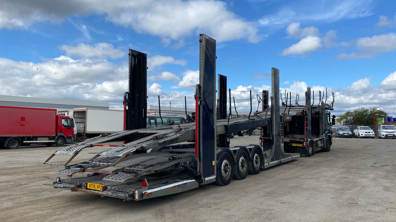 SCANIA P 410 - Car transporter truck: picture 4 SCANIA P 410 - Car transporter truck: picture 4