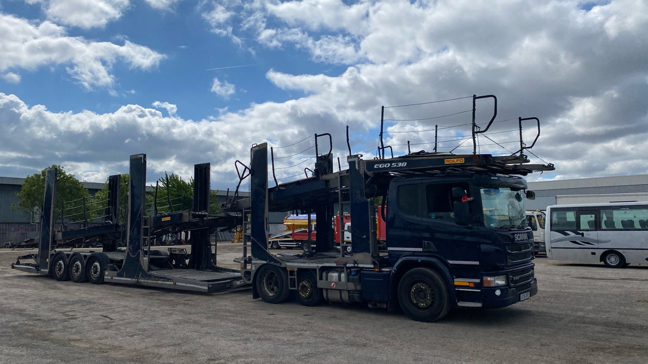 SCANIA P 410 - Car transporter truck: picture 1 SCANIA P 410 - Car transporter truck: picture 1