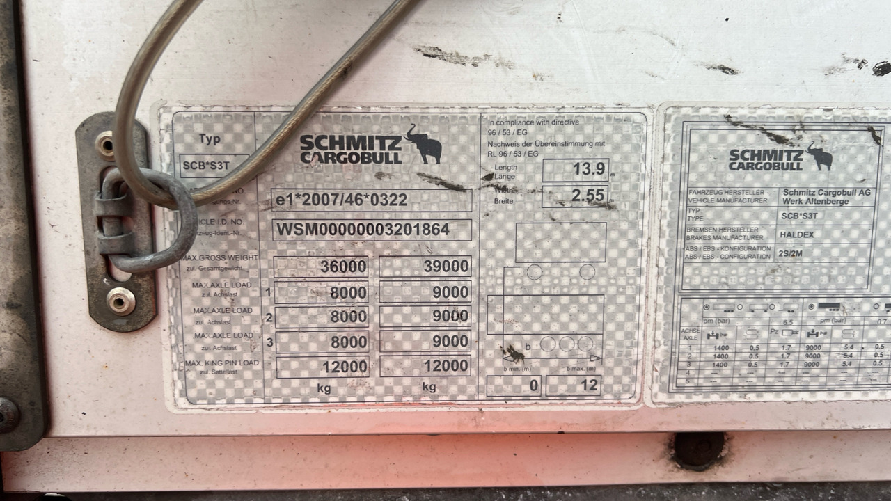 Trailer SCHMITZ CURTAINSIDE MEGA EUROLINER: picture 15