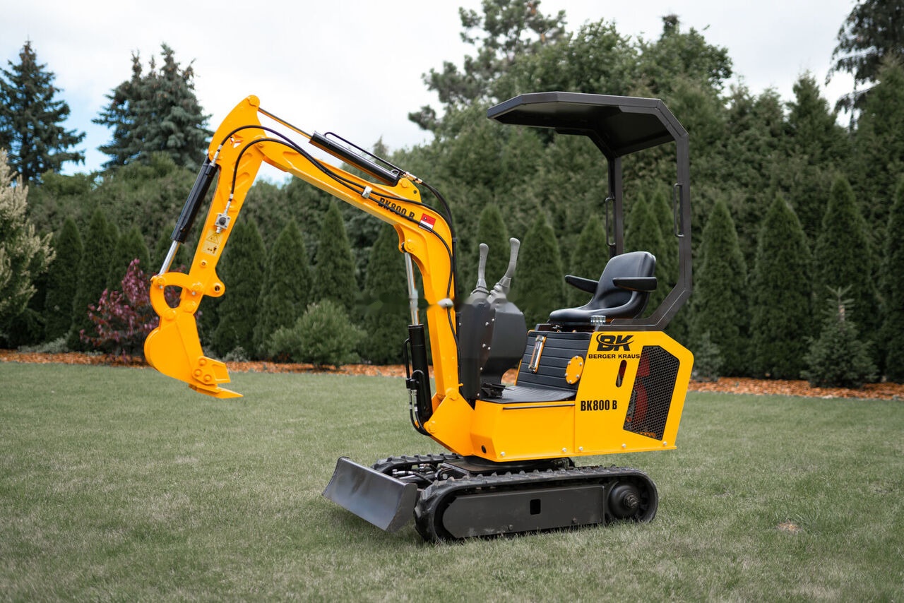 Berger Kraus BK800B Nowa minikoparka Mini excavator - Mini excavator: picture 1 Berger Kraus BK800B Nowa minikoparka Mini excavator - Mini excavator: picture 1