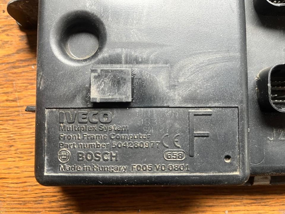 IVECO Multiplex System Front Frame Computer Steuergerät 504280977 - ECU for Truck: picture 2 IVECO Multiplex System Front Frame Computer Steuergerät 504280977 - ECU for Truck: picture 2