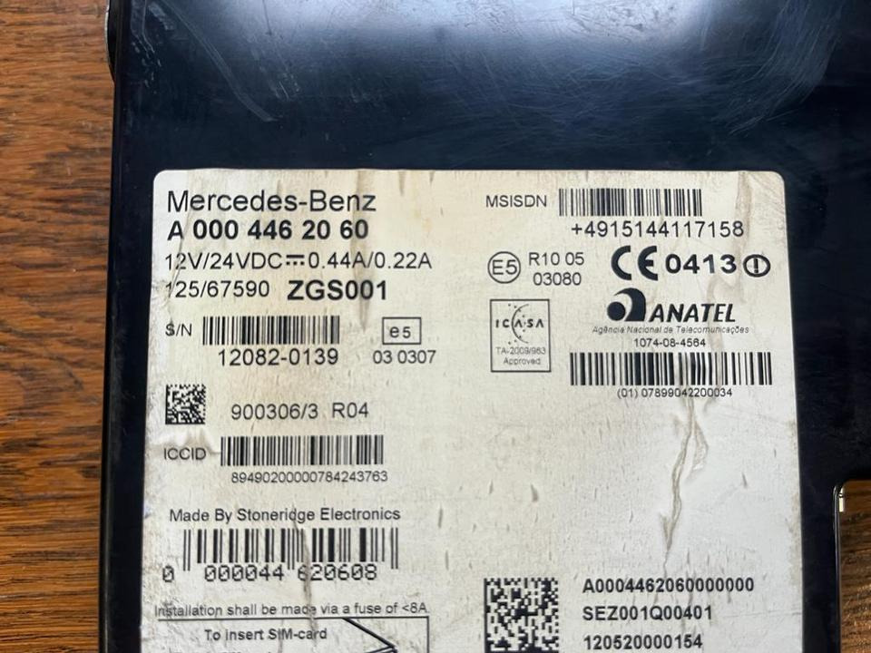 Mercedes-Benz Actros MP4 Tachograph FLEETBOARD A0004462060 - Tachograph for Truck: picture 2 Mercedes-Benz Actros MP4 Tachograph FLEETBOARD A0004462060 - Tachograph for Truck: picture 2