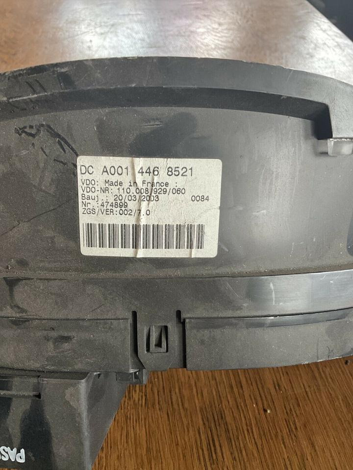 Mercedes Sprinter Kombiinstrument Tacho A0014468521 - Tachograph for Truck: picture 2 Mercedes Sprinter Kombiinstrument Tacho A0014468521 - Tachograph for Truck: picture 2
