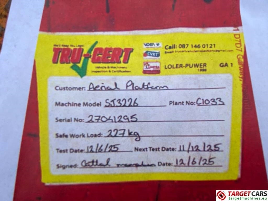 Scissor lift SkyJack SJIII-3226 Electric 3226 Scissor Work Lift 990cm: picture 11 Scissor lift SkyJack SJIII-3226 Electric 3226 Scissor Work Lift 990cm: picture 11