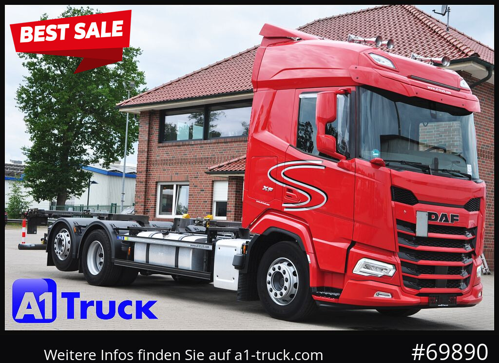 DAF XF 480, BDF, 7,45, 7,82, Lift-Lenkachse, - Container transporter/ Swap body truck: picture 1 DAF XF 480, BDF, 7,45, 7,82, Lift-Lenkachse, - Container transporter/ Swap body truck: picture 1