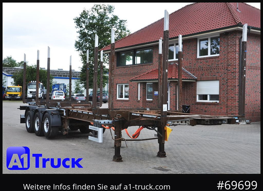 DOLL H3L-14XL Holz Tele, Lenkachse 275 tkm. - Timber semi-trailer: picture 1 DOLL H3L-14XL Holz Tele, Lenkachse 275 tkm. - Timber semi-trailer: picture 1