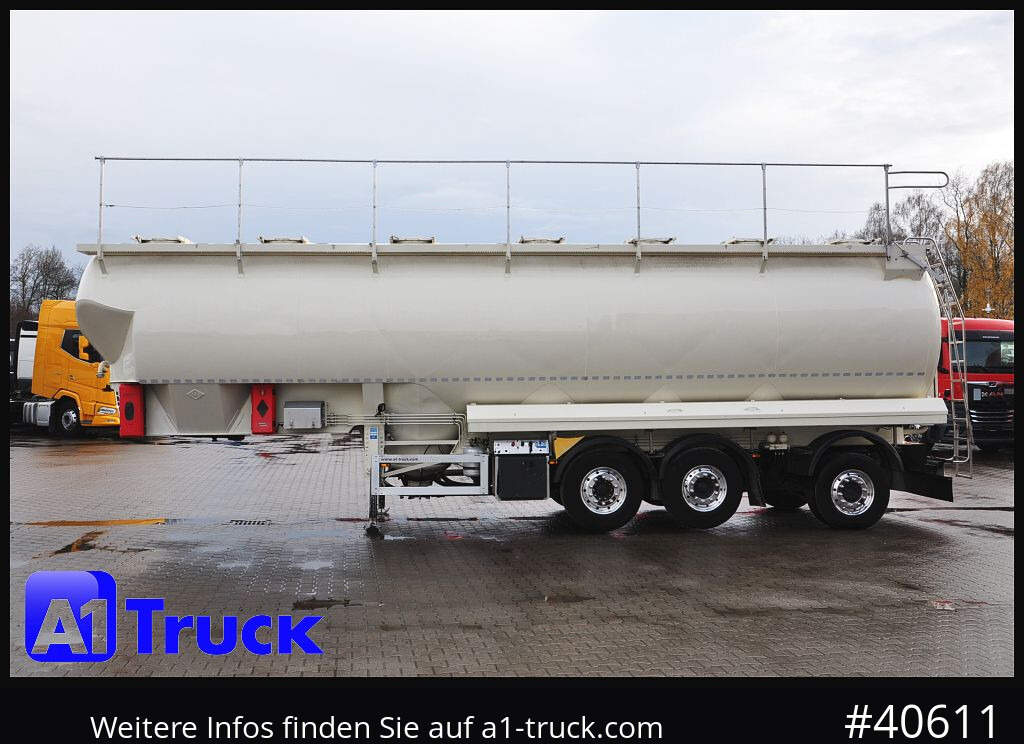 FELDBINDER EUT 55,3, 7 Kammern Futter Feed, Lenkachse, Alufelgen, - Silo semi-trailer: picture 4 FELDBINDER EUT 55,3, 7 Kammern Futter Feed, Lenkachse, Alufelgen, - Silo semi-trailer: picture 4