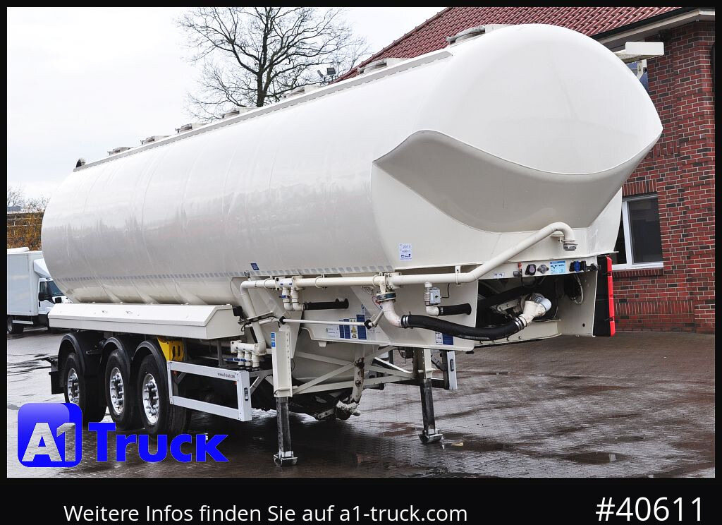 FELDBINDER EUT 55,3, 7 Kammern Futter Feed, Lenkachse, Alufelgen, - Silo semi-trailer: picture 1 FELDBINDER EUT 55,3, 7 Kammern Futter Feed, Lenkachse, Alufelgen, - Silo semi-trailer: picture 1