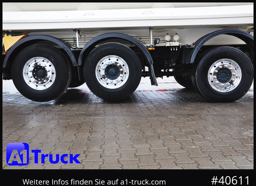 FELDBINDER EUT 55,3, 7 Kammern Futter Feed, Lenkachse, Alufelgen, - Silo semi-trailer: picture 3 FELDBINDER EUT 55,3, 7 Kammern Futter Feed, Lenkachse, Alufelgen, - Silo semi-trailer: picture 3