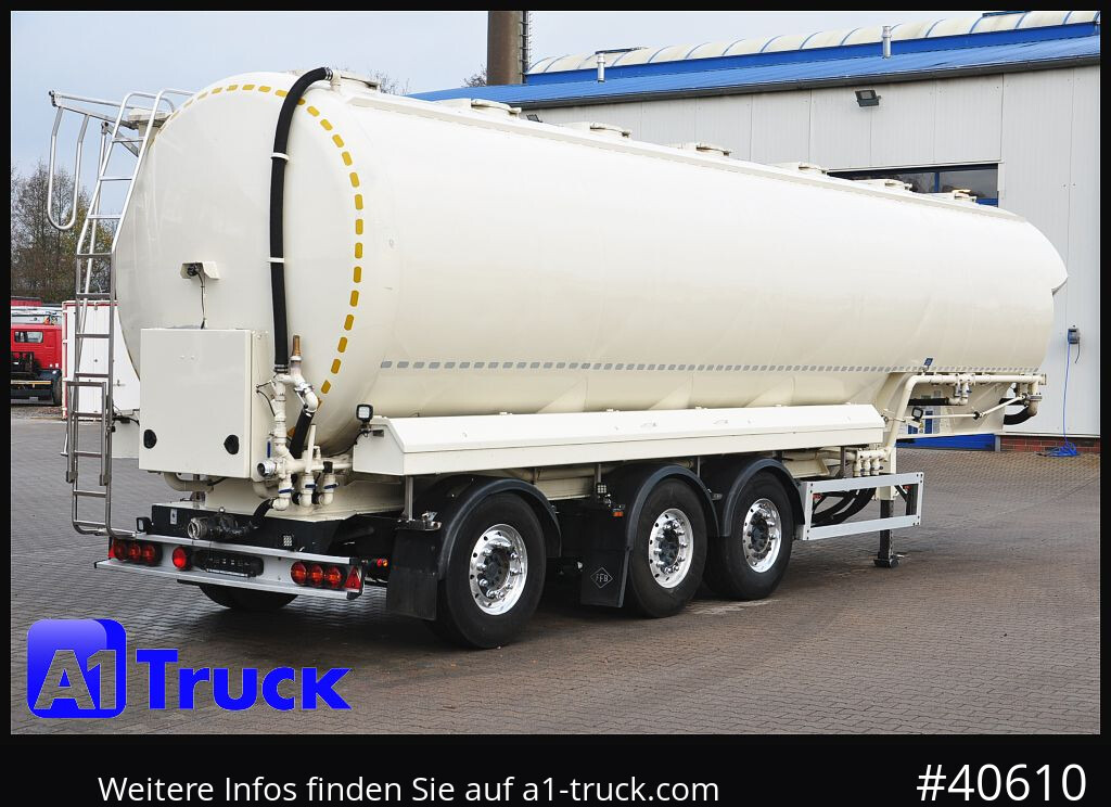 Silo semi-trailer FELDBINDER EUT 55,3, Futter Feed 7 Kammern 55m³, Lenkachse, Alufelgen,: picture 9 Silo semi-trailer FELDBINDER EUT 55,3, Futter Feed 7 Kammern 55m³, Lenkachse, Alufelgen,: picture 9