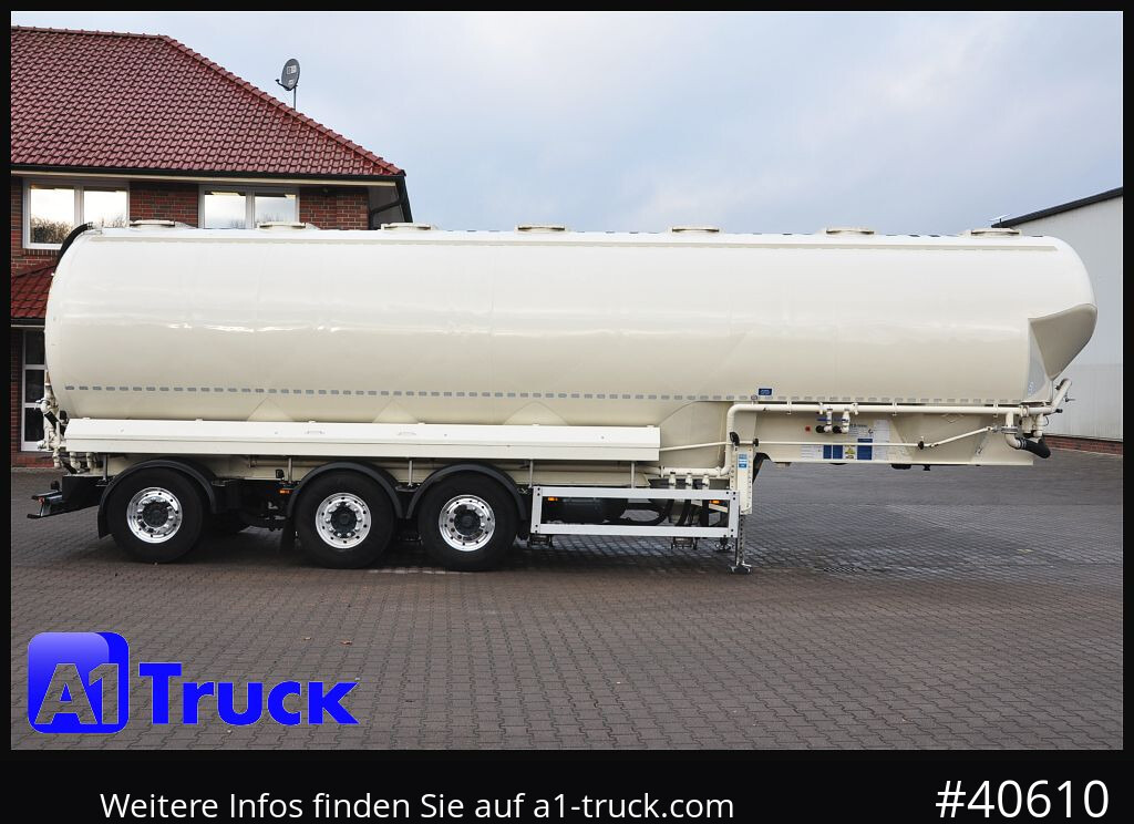 Silo semi-trailer FELDBINDER EUT 55,3, Futter Feed 7 Kammern 55m³, Lenkachse, Alufelgen,: picture 8 Silo semi-trailer FELDBINDER EUT 55,3, Futter Feed 7 Kammern 55m³, Lenkachse, Alufelgen,: picture 8