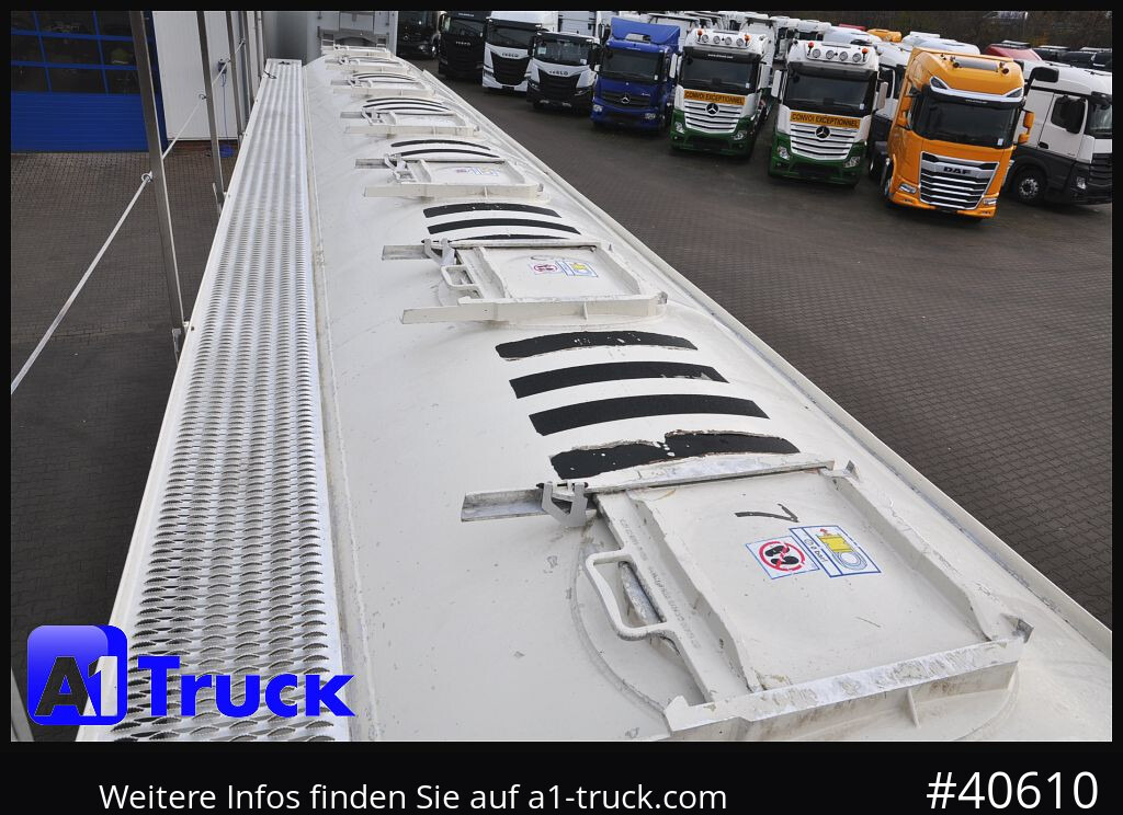 FELDBINDER EUT 55,3, Futter Feed 7 Kammern 55m³, Lenkachse, Alufelgen, - Silo semi-trailer: picture 5 FELDBINDER EUT 55,3, Futter Feed 7 Kammern 55m³, Lenkachse, Alufelgen, - Silo semi-trailer: picture 5