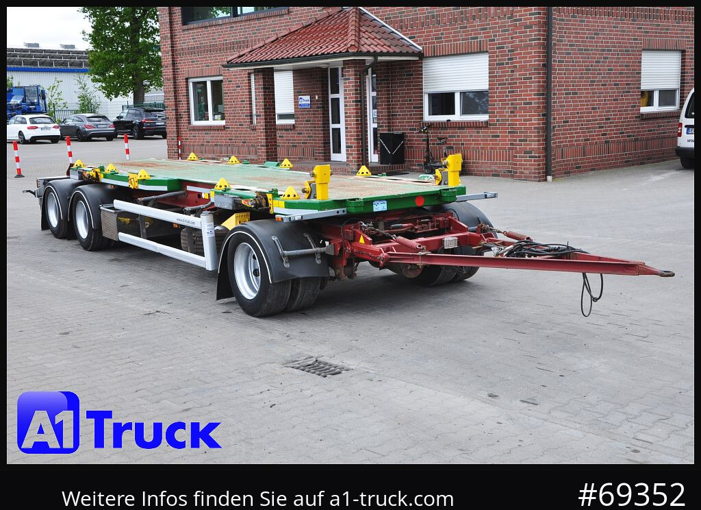 HUEFFERMANN Abstetzanhänger HMA 24. Safety-Fix, - Roll-off/ Skip trailer: picture 1 HUEFFERMANN Abstetzanhänger HMA 24. Safety-Fix, - Roll-off/ Skip trailer: picture 1