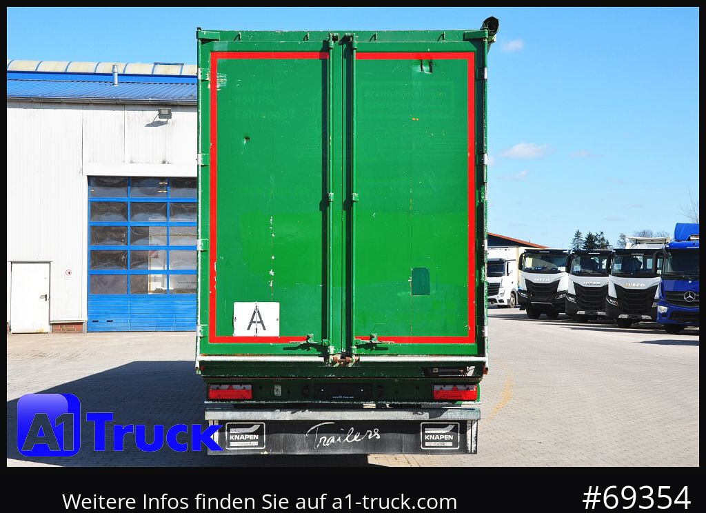 Walking floor semi-trailer KNAPEN K100, Lift, SAF: picture 9