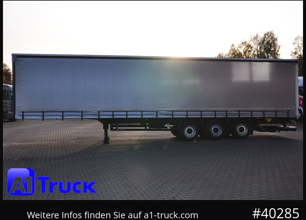 Curtainsider semi-trailer KOEGEL S 24, Tautliner,  SAF, neue Plane, LBW, Ladebordwand: picture 13