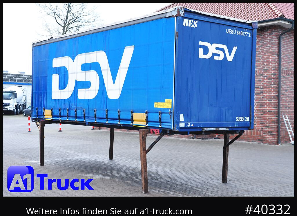 KRONE 7.45 BDF Wechselbrücke, Schiebeplane - Curtainside swap body: picture 1 KRONE 7.45 BDF Wechselbrücke, Schiebeplane - Curtainside swap body: picture 1