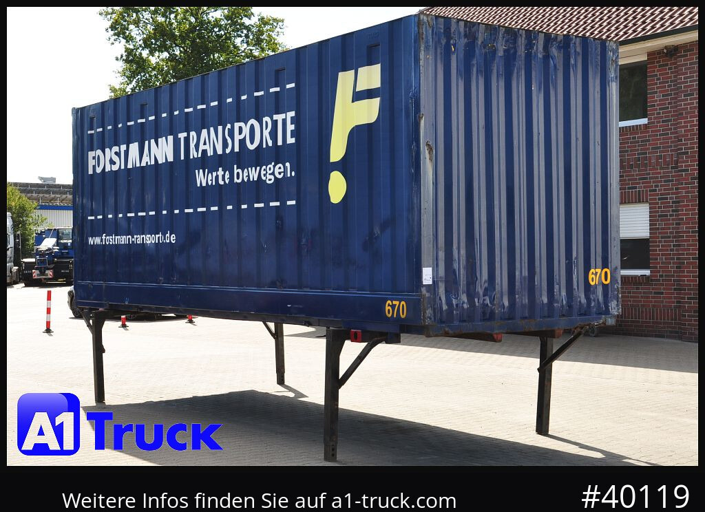 KRONE BDF 7,82 Container, 2700mm Innenhöhe, Portaltür - Shipping container: picture 1 KRONE BDF 7,82 Container, 2700mm Innenhöhe, Portaltür - Shipping container: picture 1