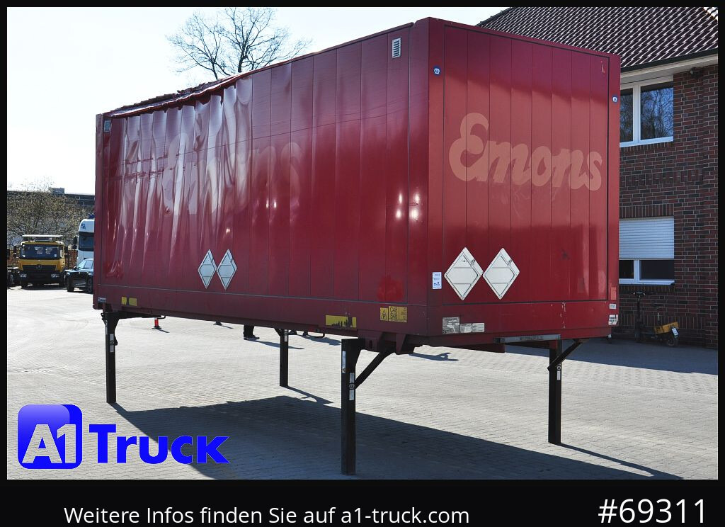 KRONE WB BDF 7,45 Koffer, 2770mm innen, beschädigt - Swap body - box: picture 1 KRONE WB BDF 7,45 Koffer, 2770mm innen, beschädigt - Swap body - box: picture 1