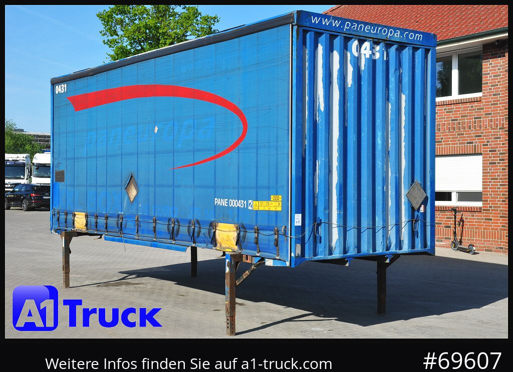 KRONE Wechselbrücke Jumbo BDF 7,82, Code XL, - Curtainside swap body: picture 1 KRONE Wechselbrücke Jumbo BDF 7,82, Code XL, - Curtainside swap body: picture 1