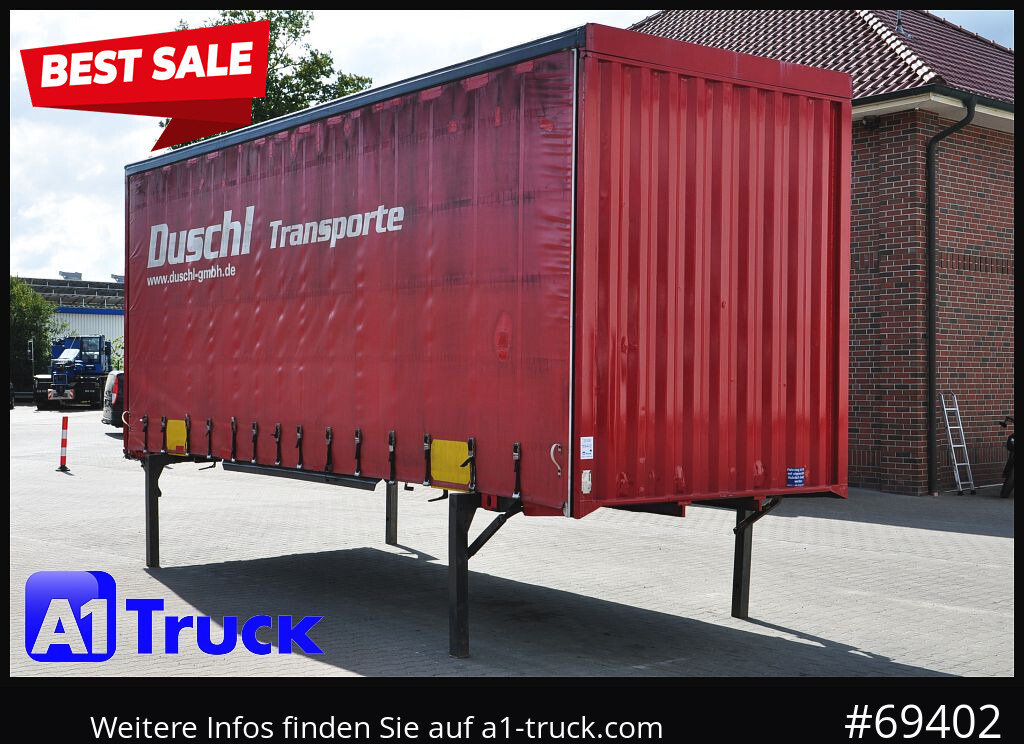 KRONE Wechselbrücke Jumbo BDF 7,82 - Curtainside swap body: picture 1 KRONE Wechselbrücke Jumbo BDF 7,82 - Curtainside swap body: picture 1