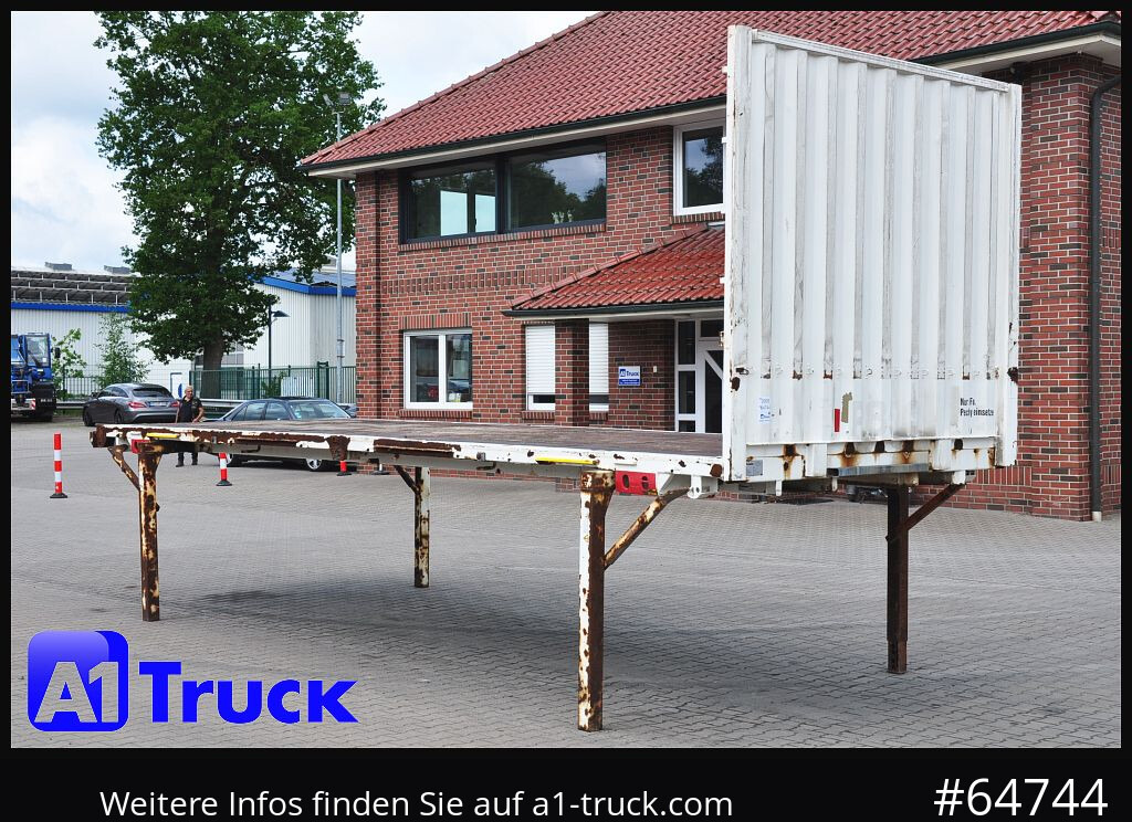 KRONE Wechselbrücke, Plattform, Plateau, 7,45 - Flatbed body: picture 1 KRONE Wechselbrücke, Plattform, Plateau, 7,45 - Flatbed body: picture 1