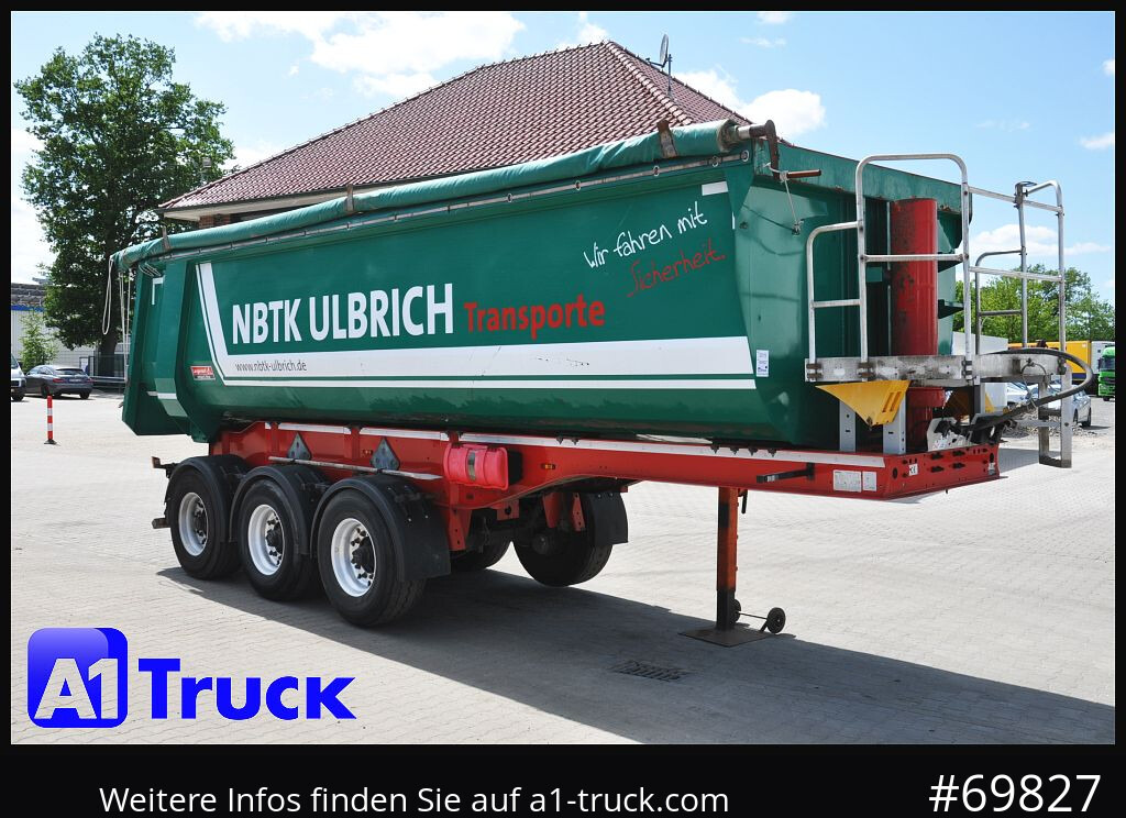 LANGENDORF SKS-HS 24-30, 26m³ Stahl, Lift Alufelgen, - Tipper semi-trailer: picture 1 LANGENDORF SKS-HS 24-30, 26m³ Stahl, Lift Alufelgen, - Tipper semi-trailer: picture 1