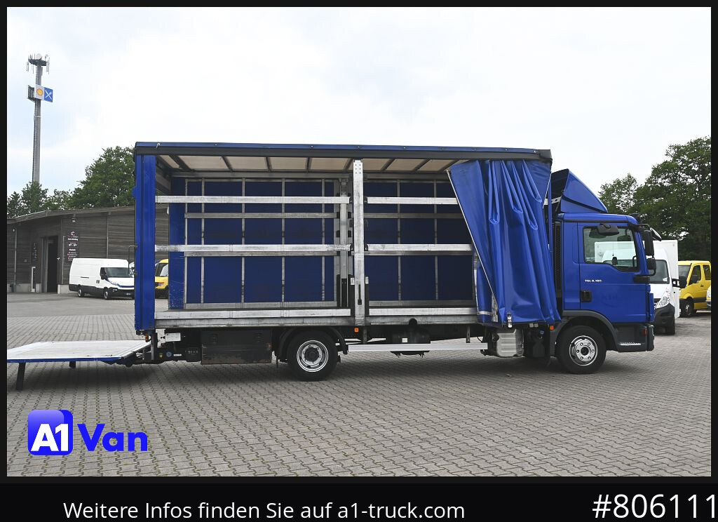 MAN TGL 8.180 4x2 Pritsche Plane, LBW, Klima - Curtain side truck: picture 2 MAN TGL 8.180 4x2 Pritsche Plane, LBW, Klima - Curtain side truck: picture 2