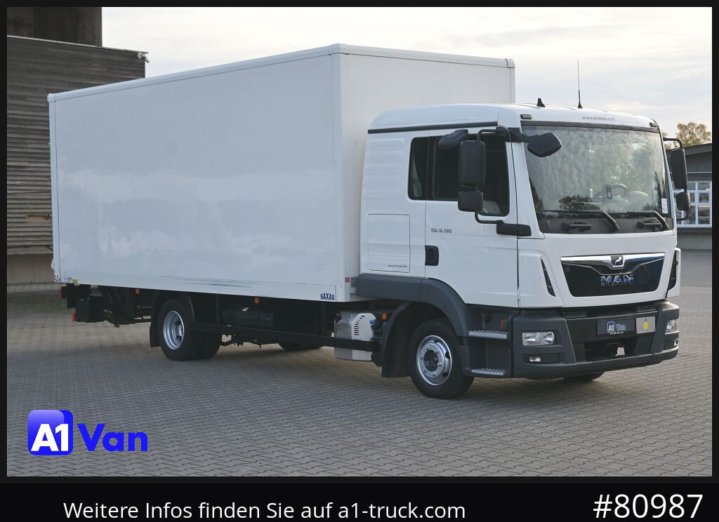 MAN TGL 8.190 4x2 L-Haus Schlafkabine - Closed box van: picture 1 MAN TGL 8.190 4x2 L-Haus Schlafkabine - Closed box van: picture 1