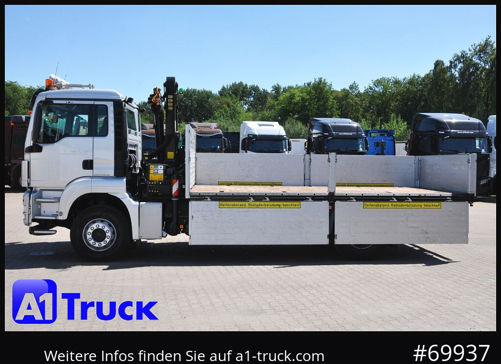 MAN TGS 18,400 LL, PK12.502 Funk, - Crane truck, Dropside/ Flatbed truck: picture 3 MAN TGS 18,400 LL, PK12.502 Funk, - Crane truck, Dropside/ Flatbed truck: picture 3
