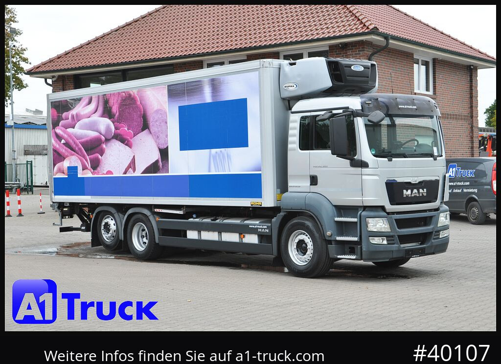 MAN TGS 26.360, Carrier 1150 Rolltor+ LBW, Lift - Refrigerated truck: picture 1 MAN TGS 26.360, Carrier 1150 Rolltor+ LBW, Lift - Refrigerated truck: picture 1