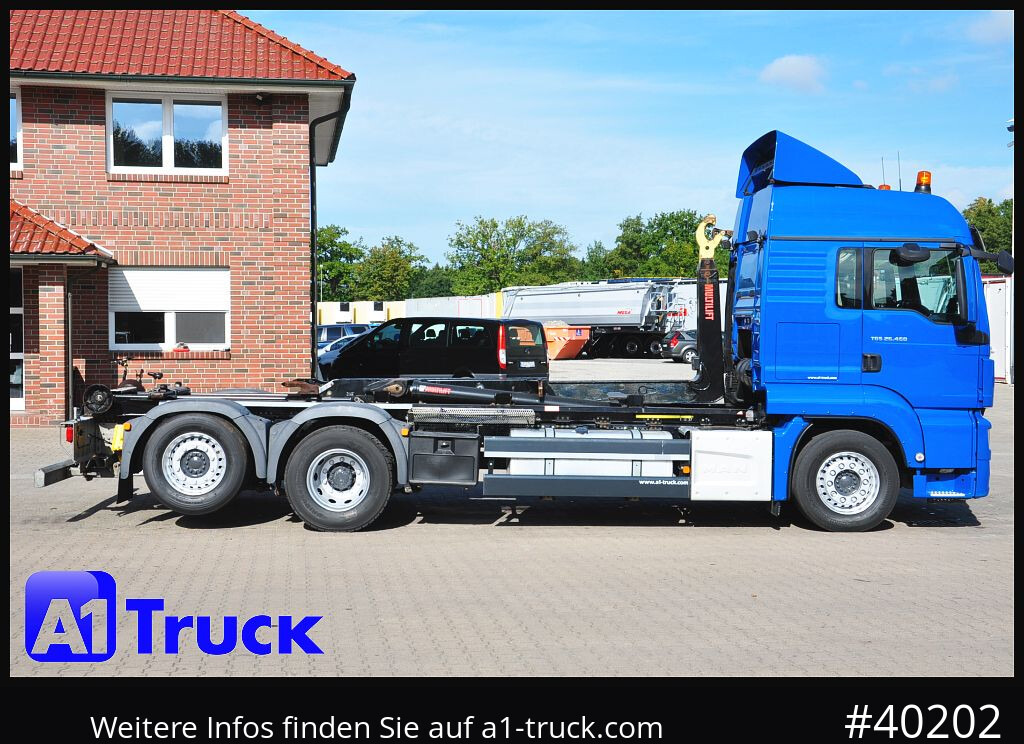 Hook lift truck MAN TGS 26.460 BL, Hiab Multilift, Lenkachse, 213.936km: picture 8