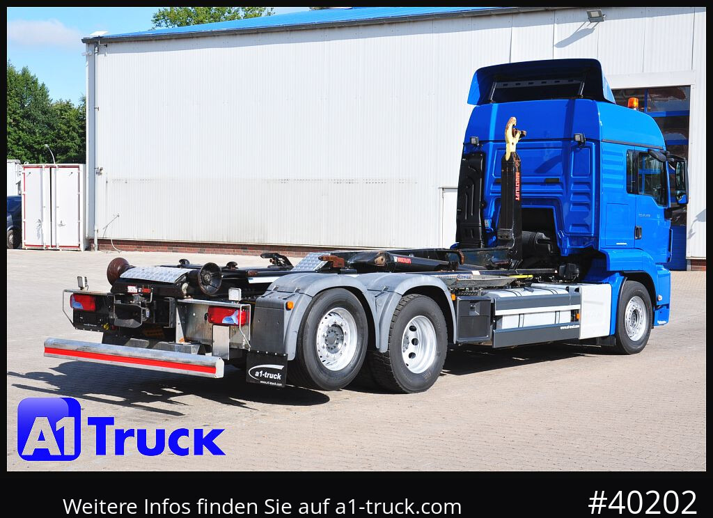 Hook lift truck MAN TGS 26.460 BL, Hiab Multilift, Lenkachse, 213.936km: picture 9