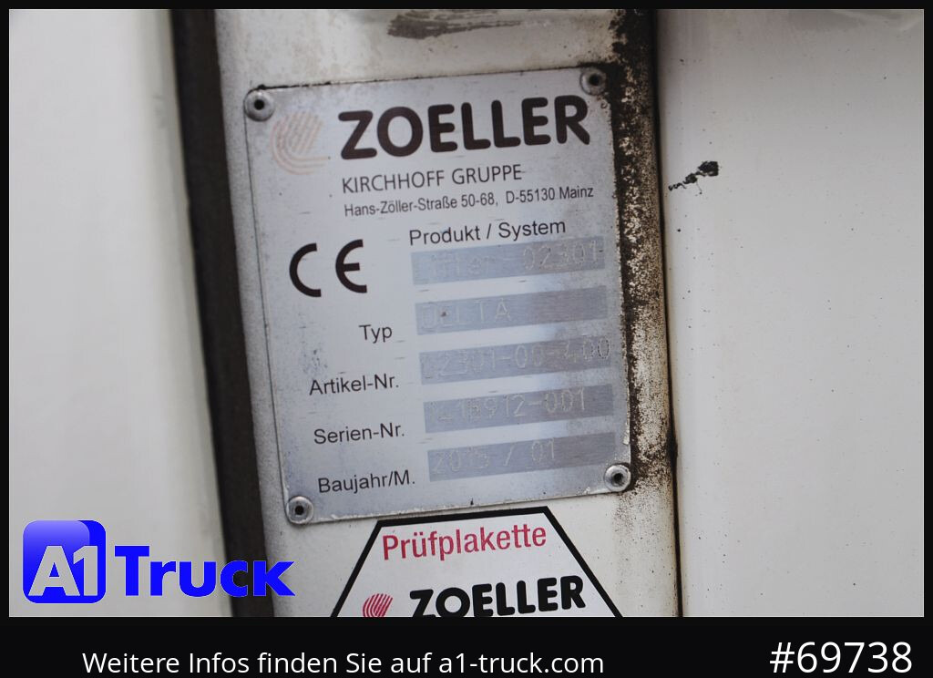 Refuse truck for transportation of garbage MERCEDES-BENZ Antos 2532 Faun Powerpress II Zöller Detla 2301,: picture 15
