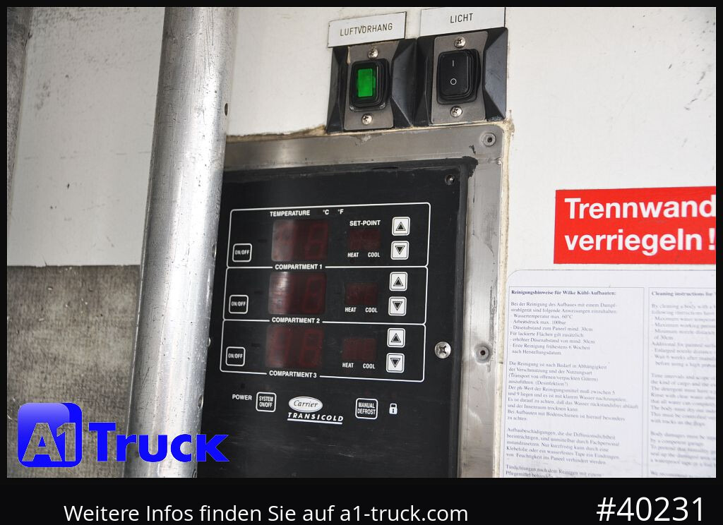 MERCEDES-BENZ Atego 1222, Kühlkoffer, Carrier Supra 850 Mt, LBW - Refrigerated truck: picture 2 MERCEDES-BENZ Atego 1222, Kühlkoffer, Carrier Supra 850 Mt, LBW - Refrigerated truck: picture 2