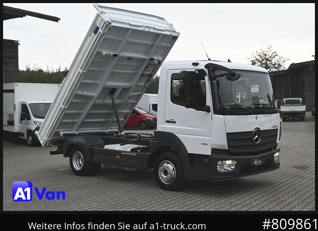 MERCEDES-BENZ Atego 816 Kipper, Ahk,Klima, Meiller, 3-Sitzer - Tipper van: picture 1 MERCEDES-BENZ Atego 816 Kipper, Ahk,Klima, Meiller, 3-Sitzer - Tipper van: picture 1