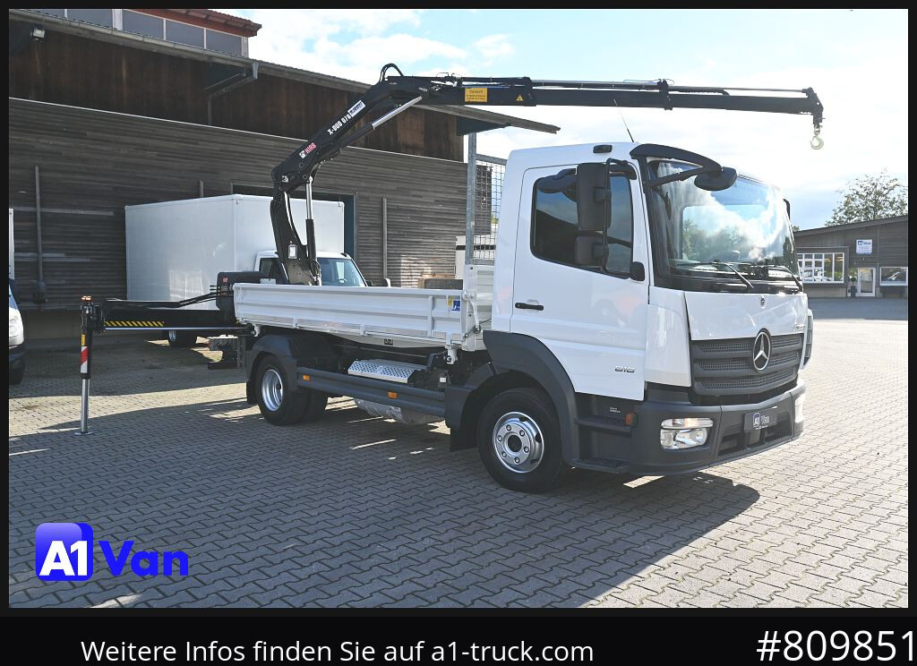 MERCEDES-BENZ Atego 816 Kipper Kran, Hiab, AHK, Klima - Tipper van: picture 1 MERCEDES-BENZ Atego 816 Kipper Kran, Hiab, AHK, Klima - Tipper van: picture 1