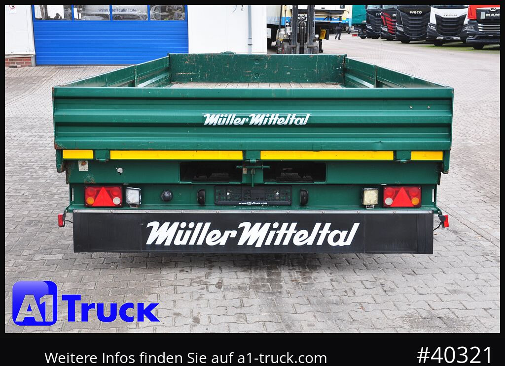 Low loader trailer for transportation of heavy machinery MUELLER-MITTELTAL ETU-TA 13.5 Tandem, Twistlock, Container: picture 10 Low loader trailer for transportation of heavy machinery MUELLER-MITTELTAL ETU-TA 13.5 Tandem, Twistlock, Container: picture 10