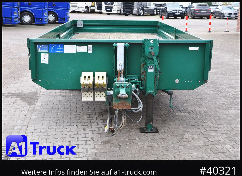 Low loader trailer for transportation of heavy machinery MUELLER-MITTELTAL ETU-TA 13.5 Tandem, Twistlock, Container: picture 14 Low loader trailer for transportation of heavy machinery MUELLER-MITTELTAL ETU-TA 13.5 Tandem, Twistlock, Container: picture 14