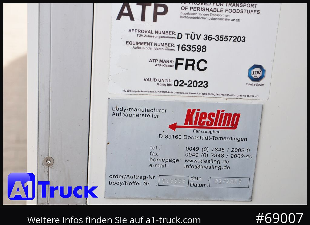 RENAULT D16- 280 Klima, TK 1000 R LBW+Türen - Refrigerated truck: picture 4 RENAULT D16- 280 Klima, TK 1000 R LBW+Türen - Refrigerated truck: picture 4